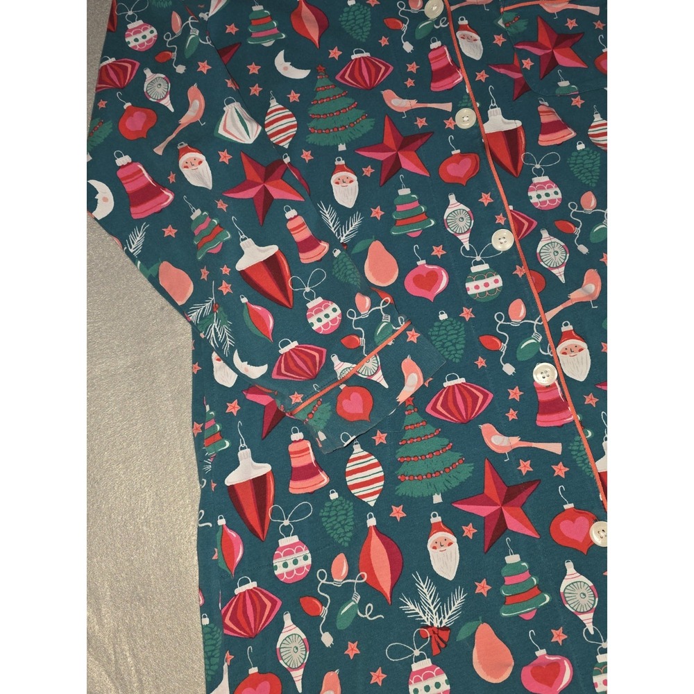 Bedhead Pajamas Organic Jersey Sleepshirt Women's Tis the season size M - Picture 2 of 8